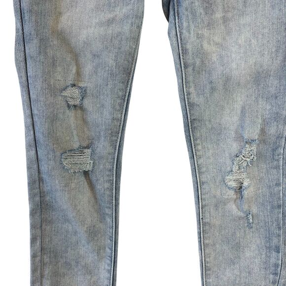 Levi's Signature Jeans Girls 12 Distressed Skinny Low Rise Stretch Adj. Waist (W - Picture 12 of 16
